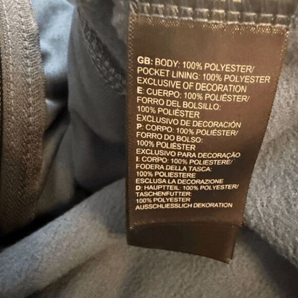 The North Face Men's Glacier Full Zip Fleece Jacket Navy Blue Medium - Picture 3 of 6